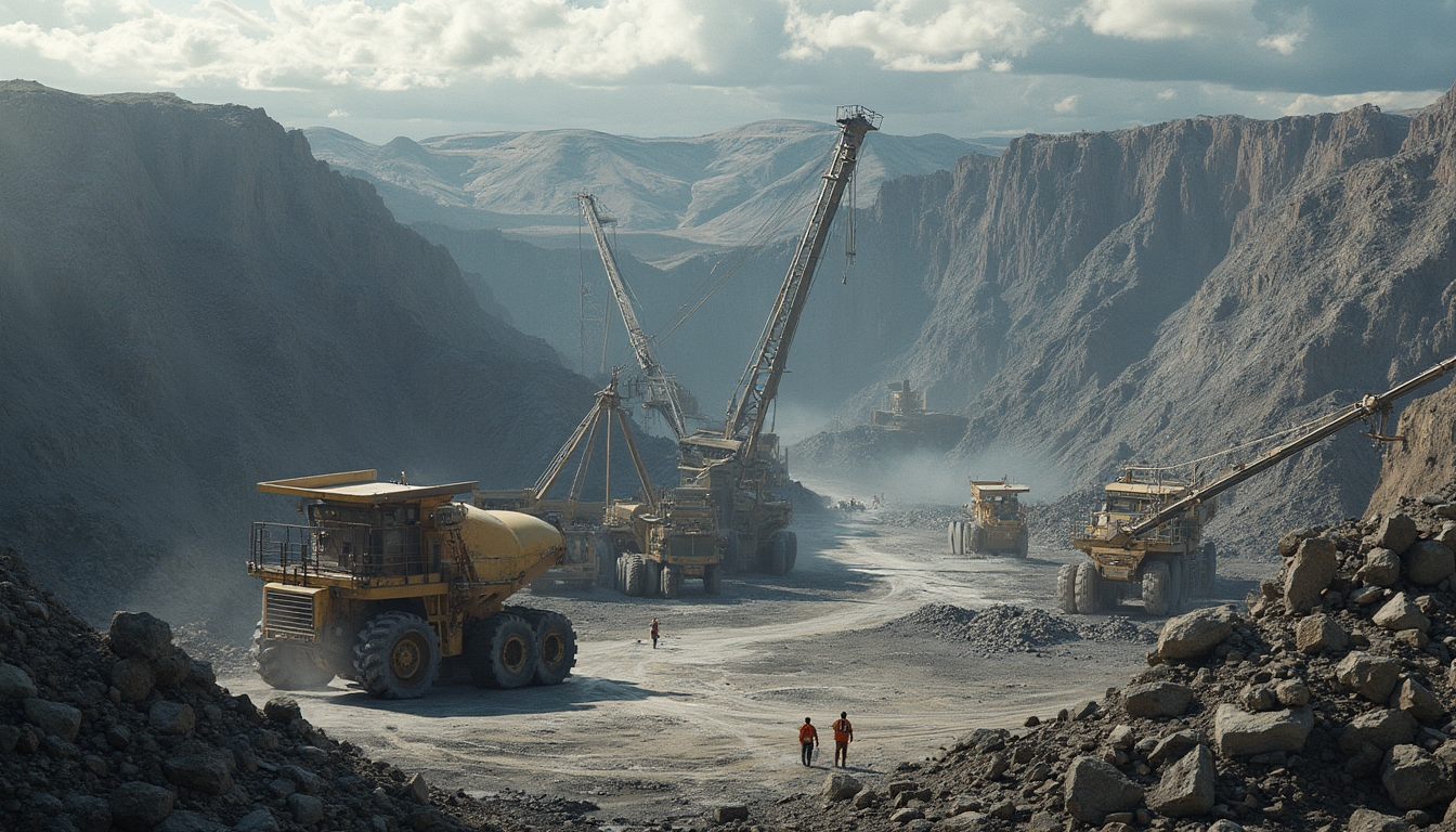 Mining operations amid battery metal crisis.