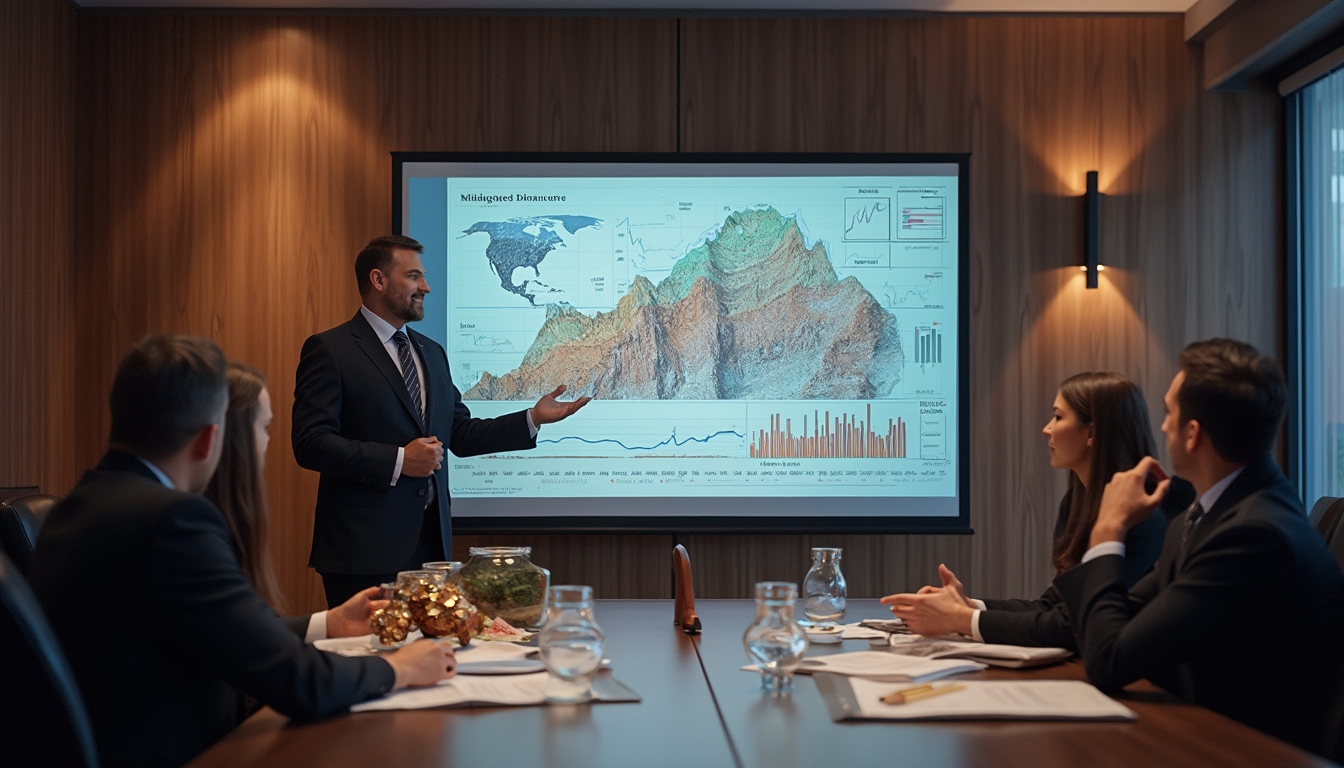 Business presentation on mineral exploration tax credit.