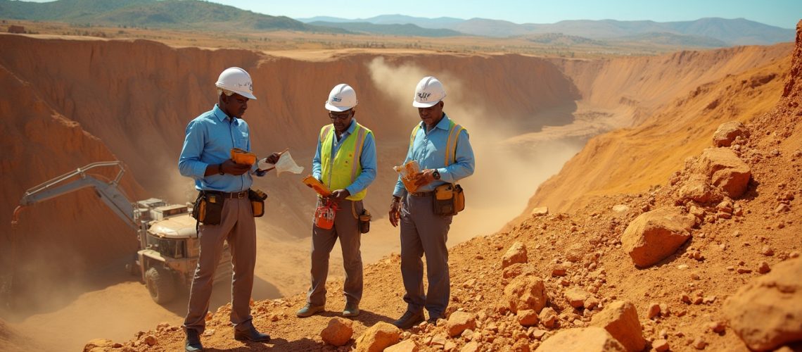 Miners discussing Allied Gold Sadiola partnership.