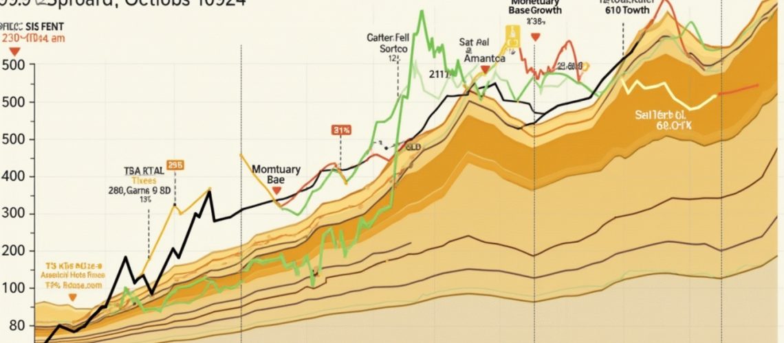 Line graph with multiple colored lines and labels indicating trends over time from 2020 to 10924.